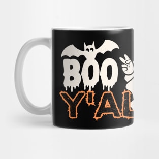 Boo Y'all! - Funny Halloween Celebratory Saying Gift Mug